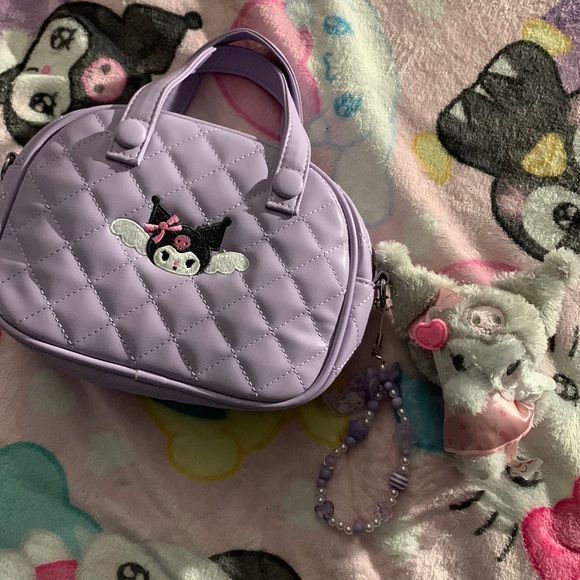 Sanrio Handbags - RARE NWT Sanrio Kuromi angel series mini bag